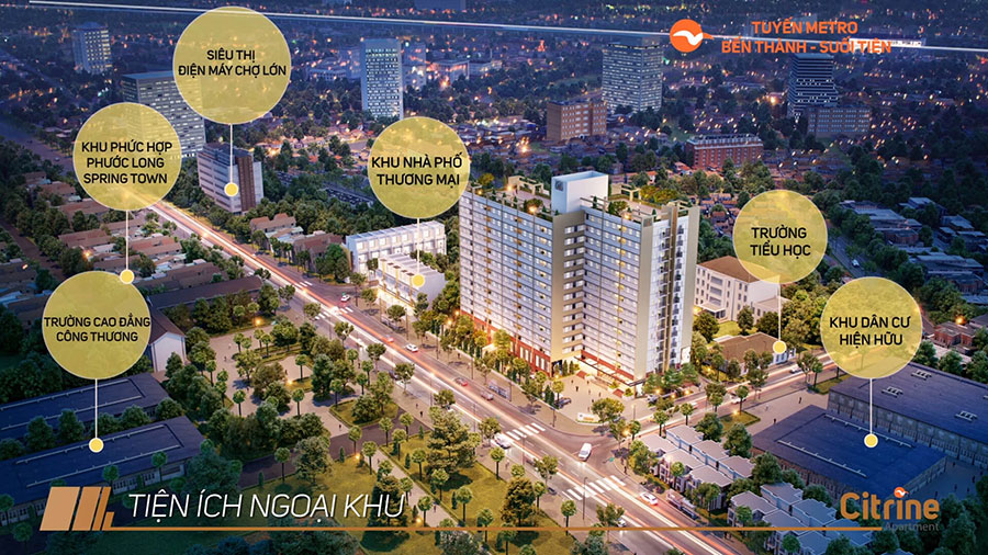 Tiện ích dự án Citrine Apartment Quận 9 Tiện ích dự án Citrine Apartment Quận 9